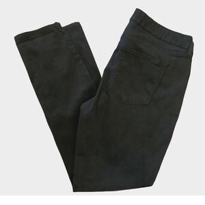 Sonoma Womens Black Skinny Stretch 12 Slim Fit Tapered Leg Pants